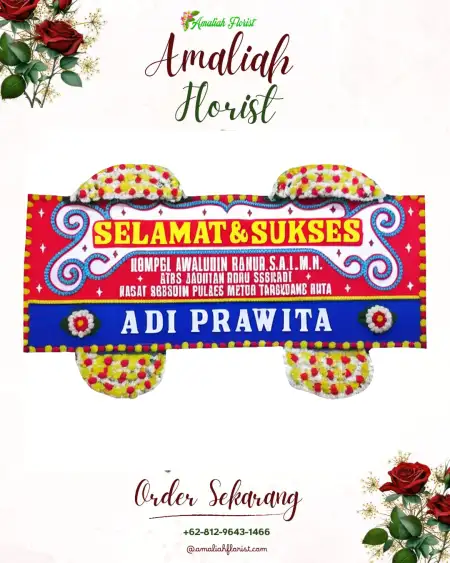 Papan Bunga Ucapan Selamat Kalodran